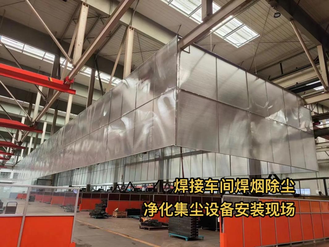 潔能瑞55kW焊煙凈化集塵設備安裝現場紀實